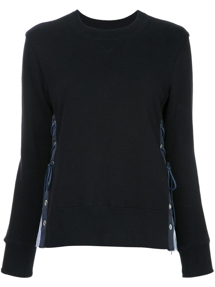 Sacai Lace-up Jumper - Blue