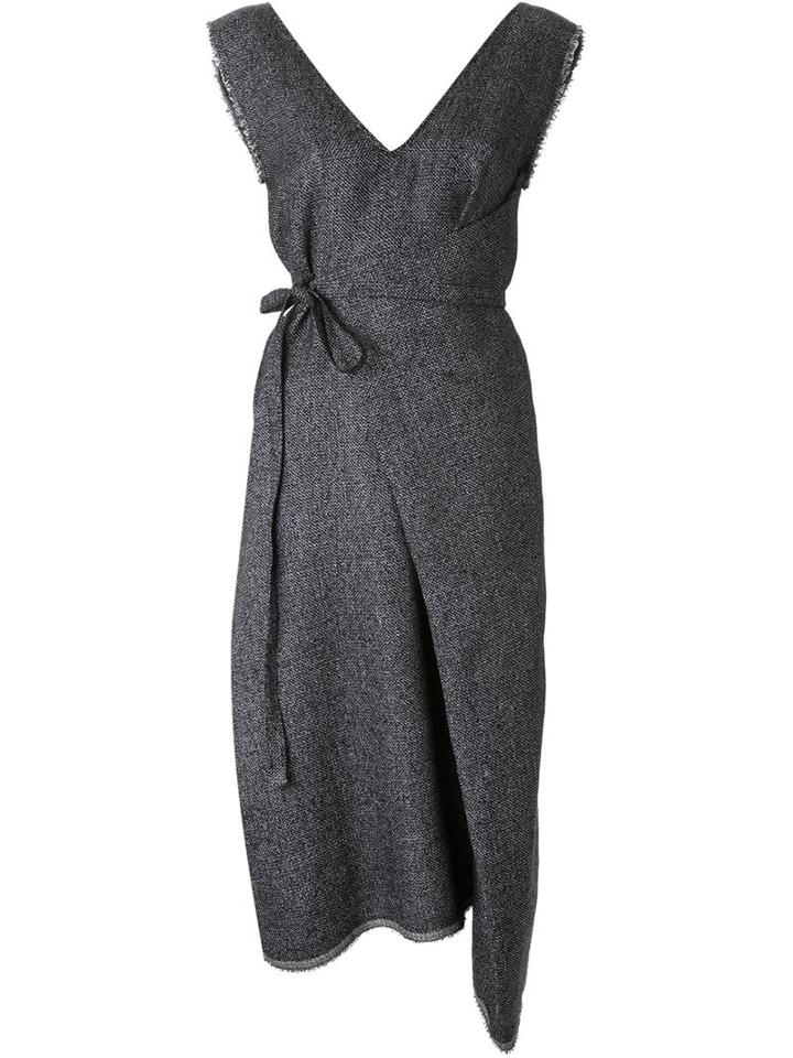 Assin Asymmetric Wrap Dress