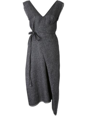 Assin Asymmetric Wrap Dress