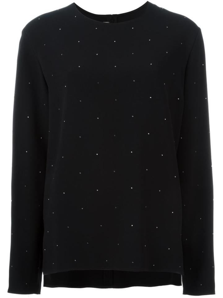 Stella Mccartney Embelliished Crepe Top