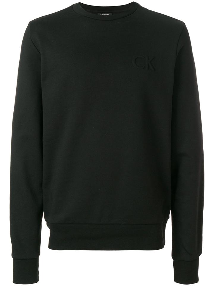 Calvin Klein Jeans Embossed Logo Sweatshirt - Black