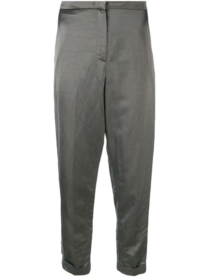 Fabiana Filippi High Rise Tapered Trousers - Grey