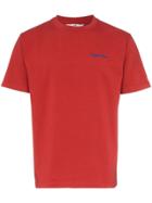 Eytys Smith Cotton Short Sleeve T-shirt - Red