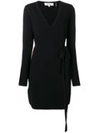 Dvf Diane Von Furstenberg Jersey Wrap Dress - Black