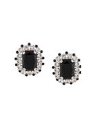 Dolce & Gabbana Rhinestone Clip-on Earrings - Silver