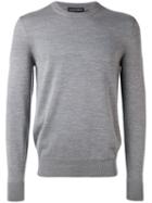 Knitted Sweater - Men - Wool - M, Grey, Wool, Alexander Mcqueen