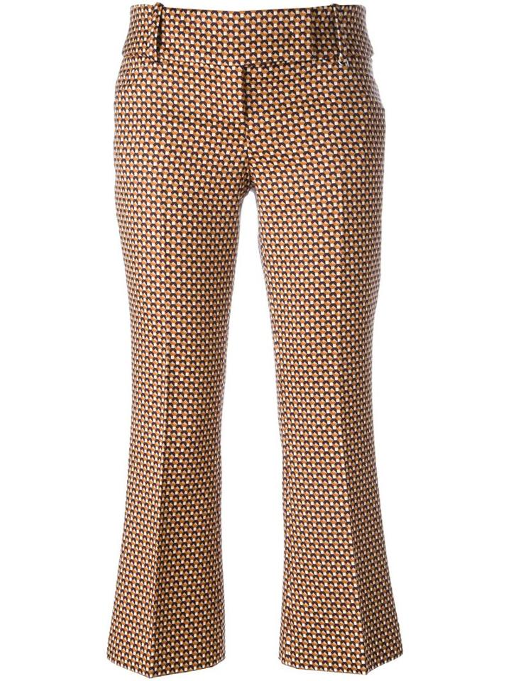 Michael Kors Geometric Print Cropped Trousers