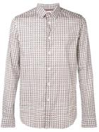 Ps By Paul Smith Printed Slim Fit Shirt - White