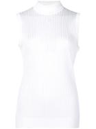 Givenchy Ribbed Knit Top - White