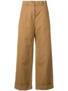 Aspesi High-waisted Trousers - Brown