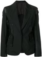 Jean Paul Gaultier Pre-owned Blazer With Attached Details - Black