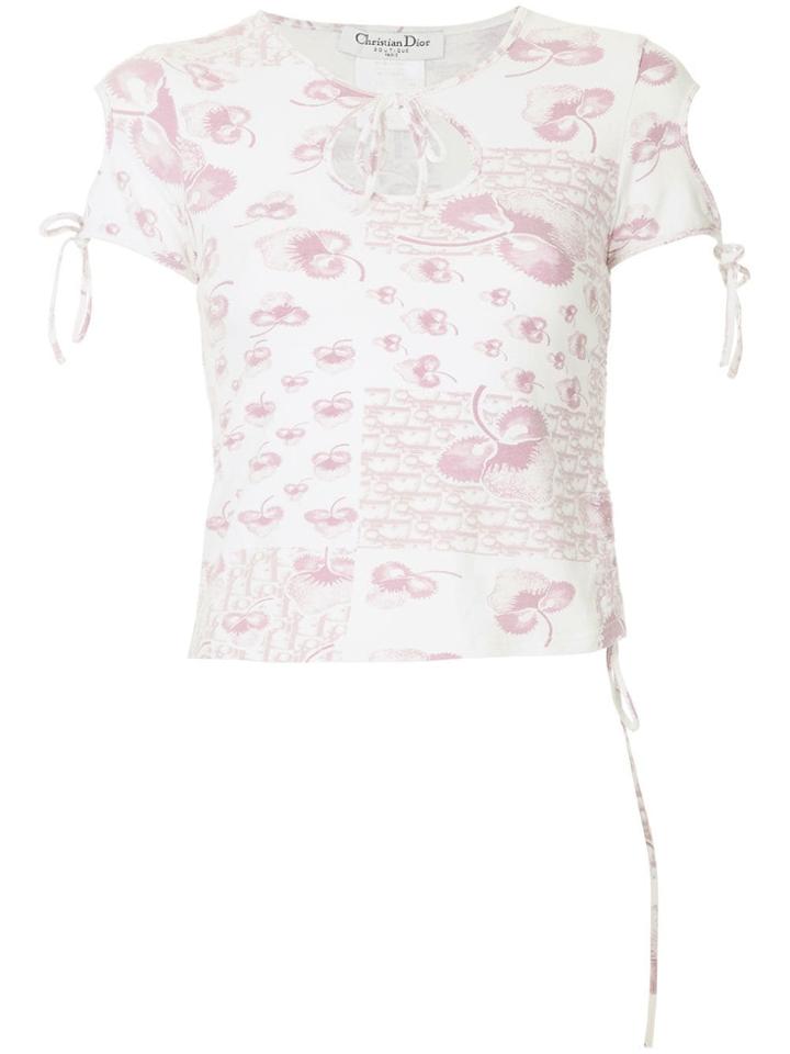 Christian Dior Pre-owned Short Sleeve Top - White