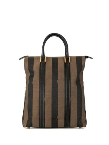 Fendi Pre-owned Pequin Tote - Brown
