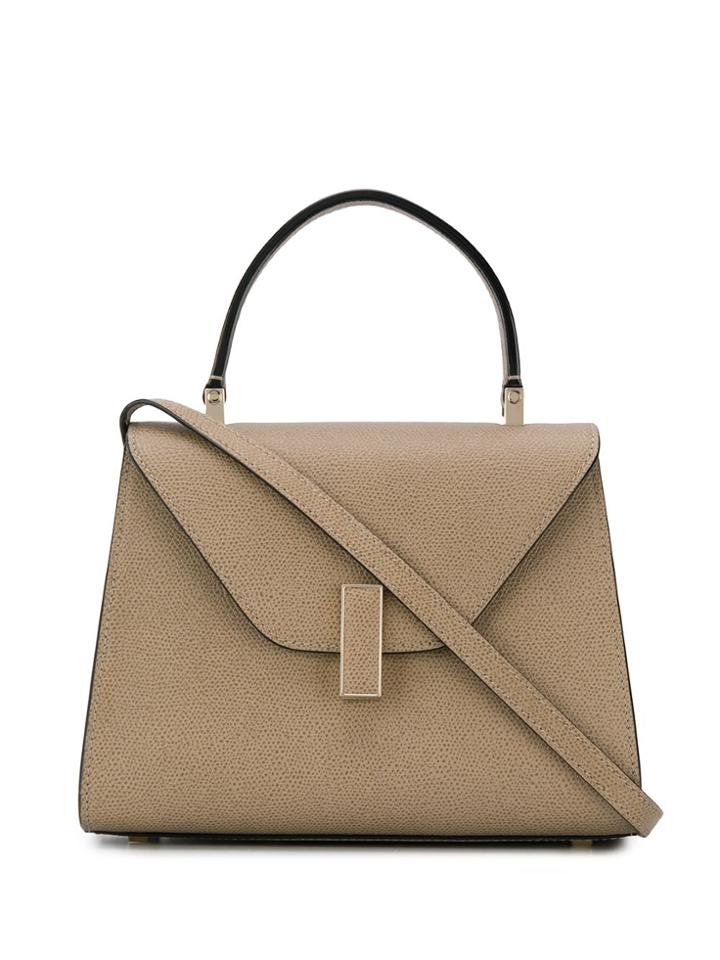 Valextra Iside Small Tote - Neutrals