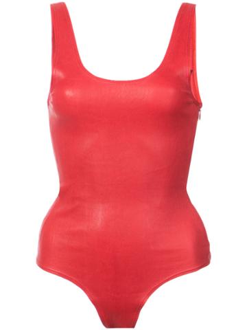 Sprwmn Stretch Bodysuit - Red