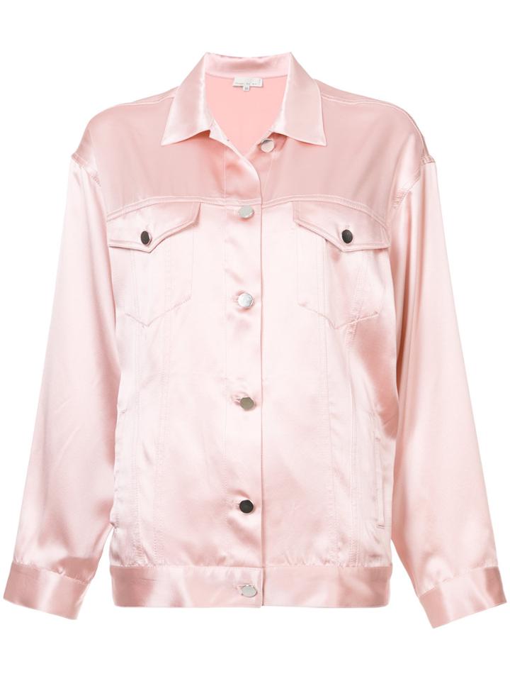 Fleur Du Mal Classic Fitted Jacket - Pink & Purple
