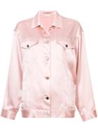 Fleur Du Mal Classic Fitted Jacket - Pink & Purple