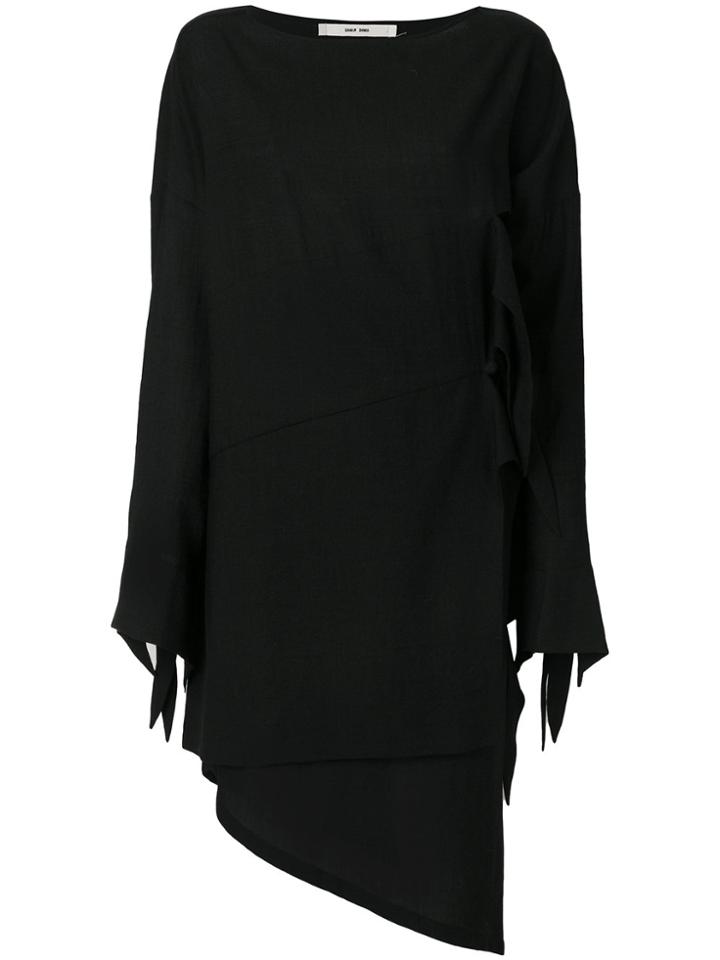 Damir Doma Asymmetric Midi Dress - Black