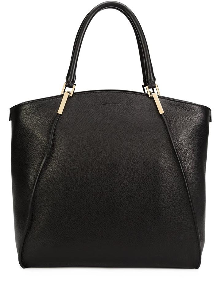 Santoni Large Tote Bag, Women's, Black