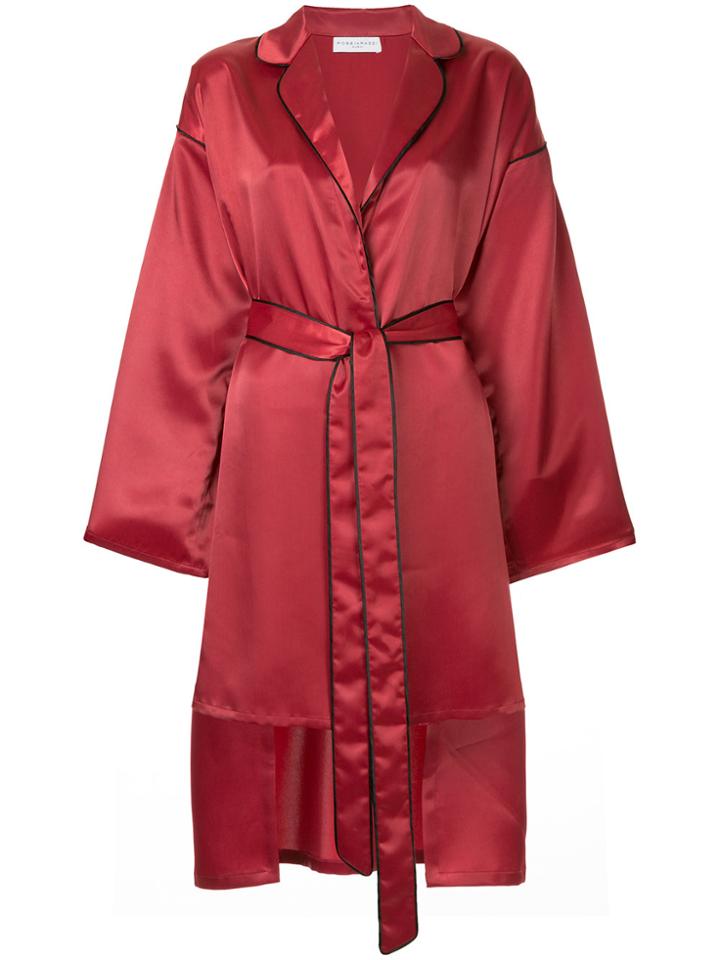 Pose Arazzi Pyjama Kimono Top - Red