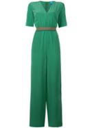 Mih Jeans Band Jumpsuit, Women's, Size: Xs, Green, Silk