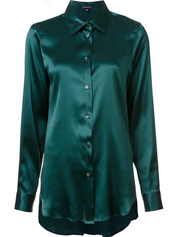 Ann Demeulemeester 'callista' Shirt - Green