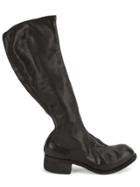 Guidi Knee Length Boots - Black