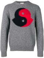 Moncler Logo Patch Sweater - Grey