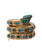 Gucci Triple Wrap Snake Bracelet - Metallic