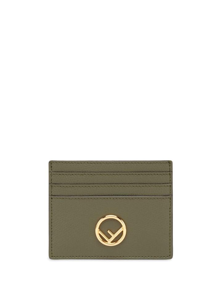 Fendi F Motif Cardholder - Green