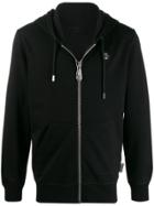 Philipp Plein Skull Zip-up Hoodie - Black