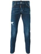 Dsquared2 Tapered Jeans, Men's, Size: 50, Blue, Cotton/spandex/elastane