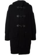 Bark Classic Duffle Coat, Women's, Size: Small, Black, Polyamide/wool