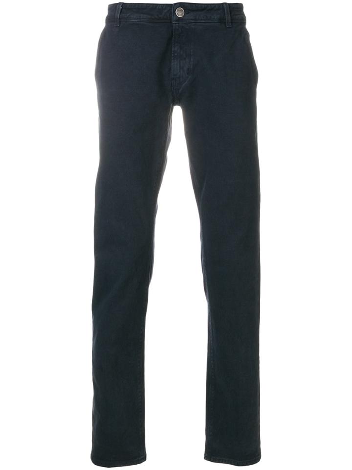 Pt05 Casual Slim Chinos - Blue
