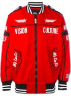 Ktz 'vision Culture' Bomber Jacket, Men's, Size: Xs, Nylon