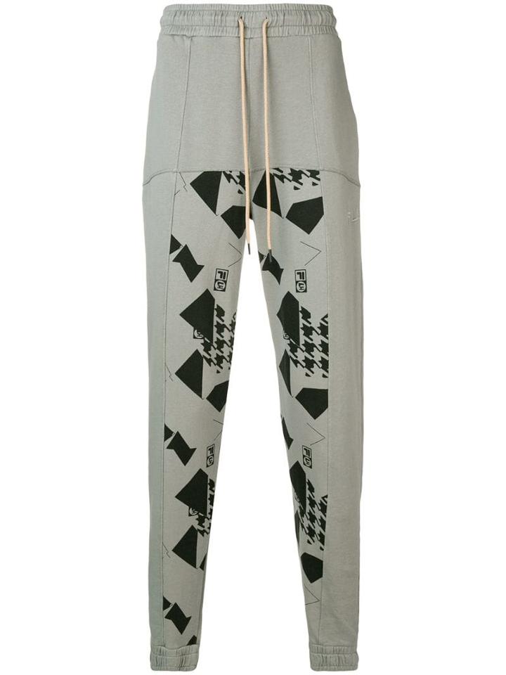 Liam Hodges Liam Hodges X Fila Printed Track Pants - Grey