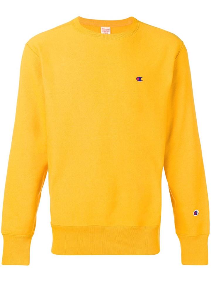 Champion Logo Sweatshirt - Yellow