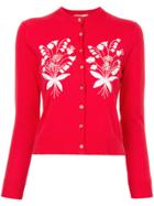 Muveil Floral Embroidered Cardigan