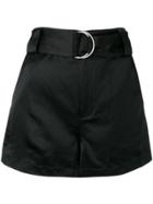 Andrea Ya'aqov Belted Shorts - Black