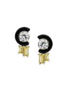 V Jewellery Marion Stud Earrings - Metallic