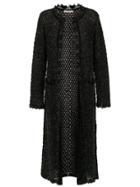 Cecilia Prado Nancy Knit Trench Coat - Black