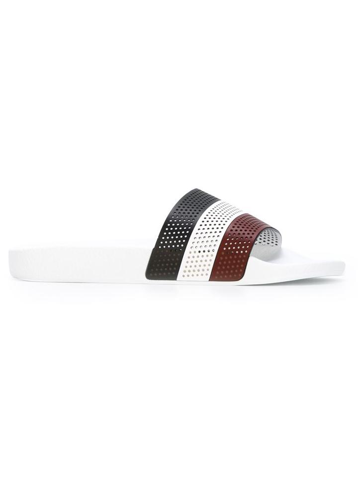 Moncler Striped Sliders