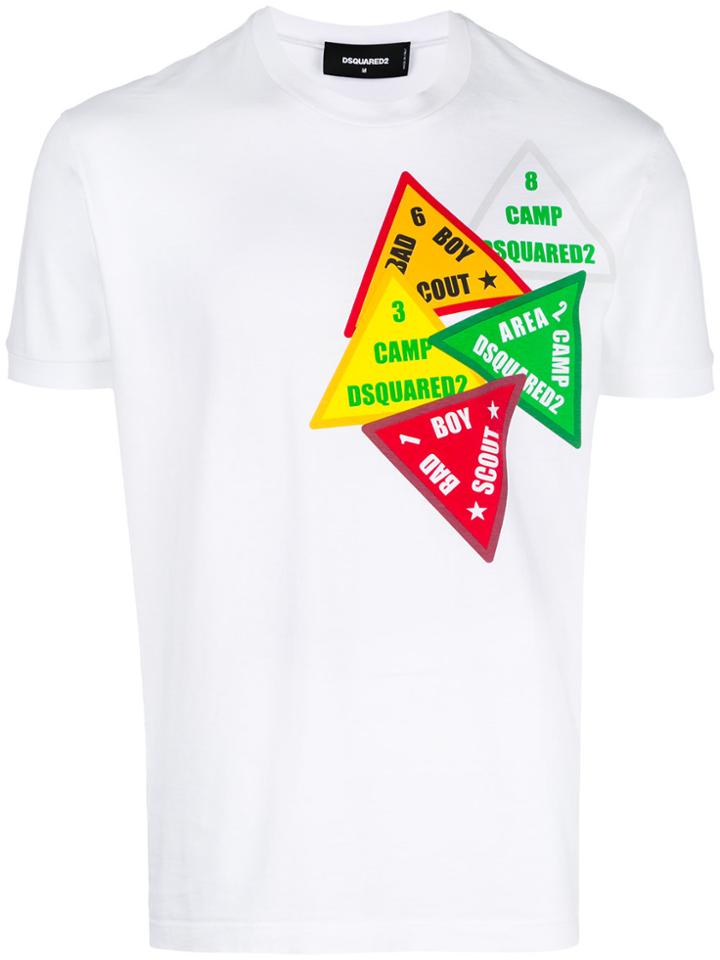 Dsquared2 Sign Print T-shirt - White