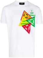 Dsquared2 Sign Print T-shirt - White