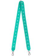 Orciani - Floral Stud Detachable Strap - Women - Leather - One Size, Green, Leather