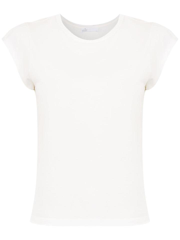 Nk Side Slits Blouse - White