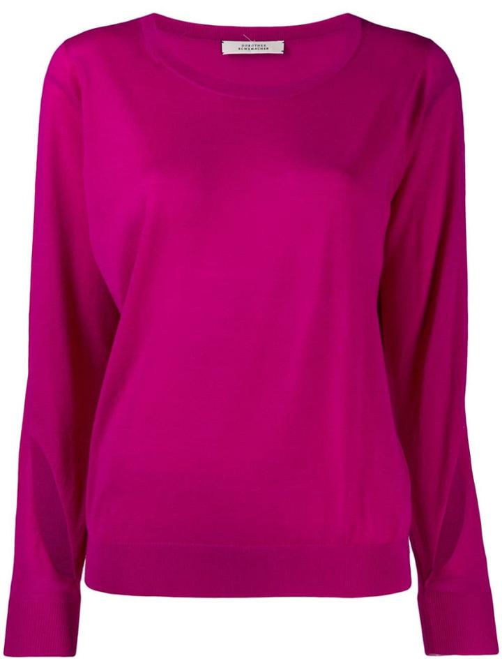 Dorothee Schumacher Cut Out Sweater - Pink