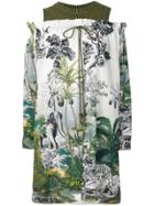 Alberta Ferretti Floral Print Dress - Multicolour