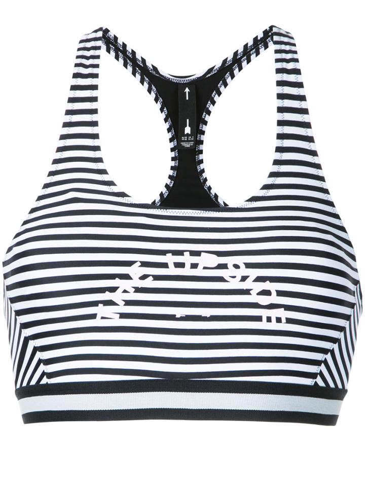The Upside Striped Top - White