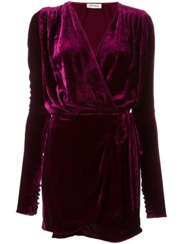 Attico 'anjelica' Dress, Women's, Size: 3, Pink/purple, Silk/viscose